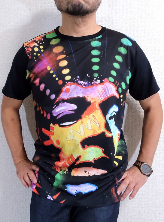 TCP@hbOłԂ񂾁@W~ŵsVc@W~whbNX̂sVc@W~wsVc@Jimi Hendrix Tshirt